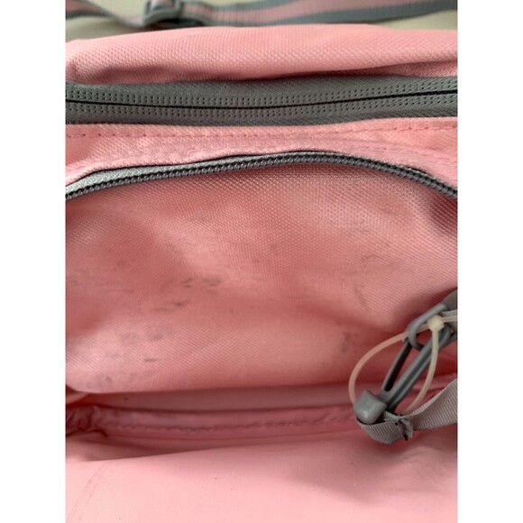 Vintage EastSport Gray & Pink Waist Fanny Pack With Extra Pocket Pouch 90s - Picture 9 of 13